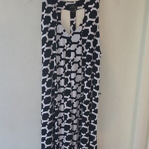 Worthington Black and White Geometric Dress